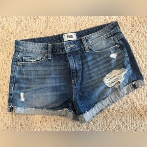 PAIGE Distressed JIMMY JIMMY Jean Shorts